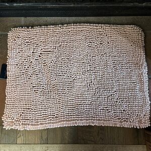 French Connection Chenille bath Rug, 24”x18”